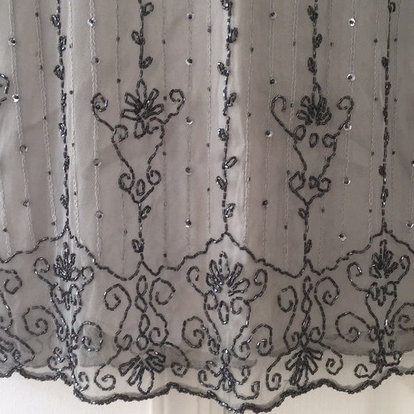 Gray evening dress - Picture 2 of 5